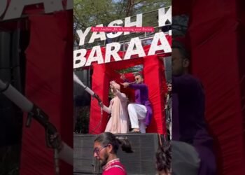 watch till the top barat with dj with anchor #2023 #wedding