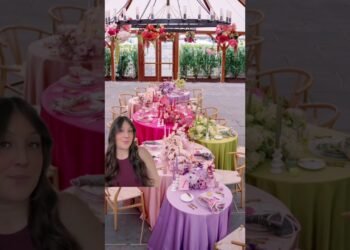 Wedding Design 101: Wedding Reception Table Layouts