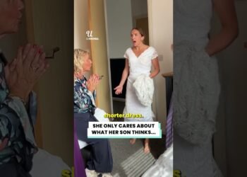 She cut my wedding dress into pieces😡