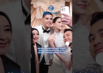 INILAH Pesona Alyssa Daguise & Al Ghazali di Malam Intimate Wedding