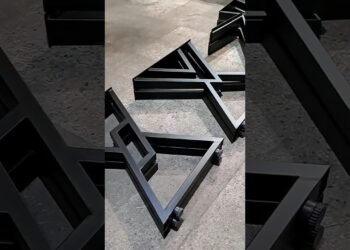 Beautiful Transformation of metal into restaurant table structure by Gigantiques #table #structure