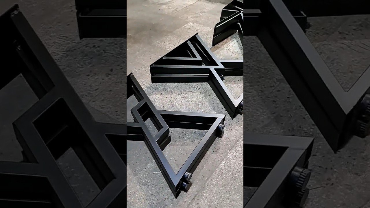 Beautiful Transformation of metal into restaurant table structure by ...