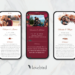 free wedding website fall templates