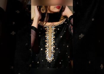 party wear black dress design 💞 beautiful mirror work black dress 🌺 #uniqueoutfits #elegantoutfit