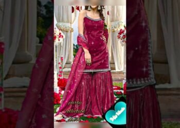latest designer sharara set fancy dress tranding fashion