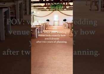 When your wedding venue looks as you’ve dreamt #weddingvenue #weddingplanning #barnwedding