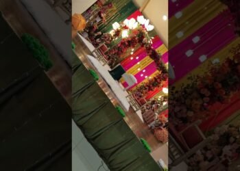 Drone Shoot Mehandi Event Luxury Banquet #Hall Decoration # Wedding Stage #Design Ideas 2025