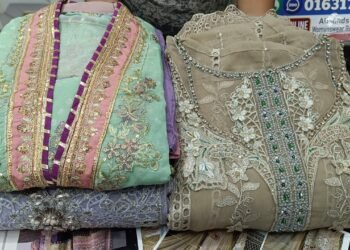 Maria B. & Chantelle Pakistani Luxury Chiffon Collection Party Dress | Maria B Woman's Wedding Dress