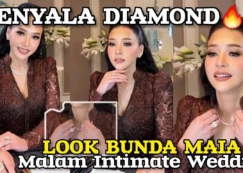WOW DIAMOND BUNDA MAIA MALAM INTIMATE WEDDING BIKIN SALFOK‼️ CANTIK MEWAH