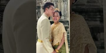 Joyful dancing in a Khmer wedding party 🥳💃🕺 #KhmerDance #WeddingParty #Happiness