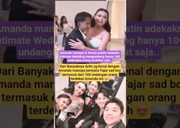 Intimate wedding,manda manopo hanya mengundang 100 org,Fajar sad boy jg di Undang #amandamanopo #fyp