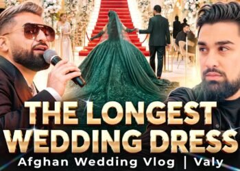 Afghan Bride in 8-Meter Wedding Dress | Afghan Wedding Vlog | Valy | Tanweer Videos | Vlog 22