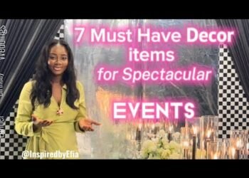 7 DECOR ITEMS YOU NEED FOR YOUR WEDDING RECEPTION TABLE.| NAMES & USES.