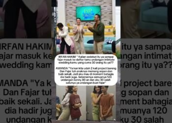 Amanda Memasukkan nama fajar 50 Tamu undangan intimate wedding.#fyp #fypシ゚viral