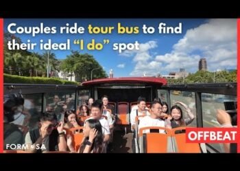 ‘Wedding bus’ offers couples one-stop wedding planning service｜Taiwan News