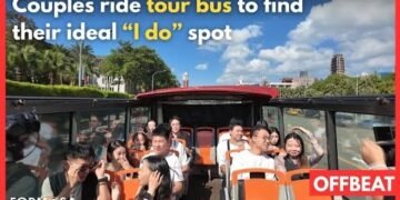 ‘Wedding bus’ offers couples one-stop wedding planning service｜Taiwan News