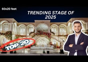 Top 20 most trending wedding stage backdrop for 2025 wedding season.