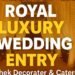 Royal Luxury Wedding Entry Setup 2025 | Grand Stage & Catering Decoration | Dhanbad