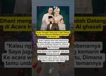 Dhani mengaku Menyesal sudah Datang di Acara Intimate Wedding Al ghazali dan Alyssa ‼️