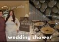 BRIDAL SHOWER: *easy theme & planning, pre-wedding morning routine, back at home after travel reset