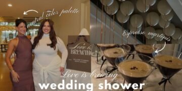 BRIDAL SHOWER: *easy theme & planning, pre-wedding morning routine, back at home after travel reset