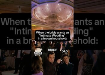 God forbids the bride wants a intimate wedding 😭 #shorts #love #memes