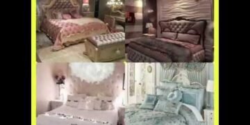 40+ Amazing & inspirational glamour bridal bedsheet & bedroom ideas