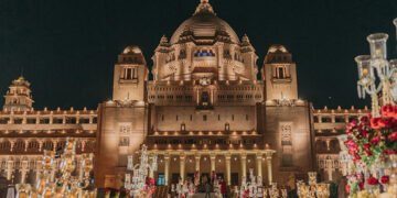 A palatial wedding that witnessed a fusion of tradition, unforgettable moments, and limitless fun against the backdrop of opulence
