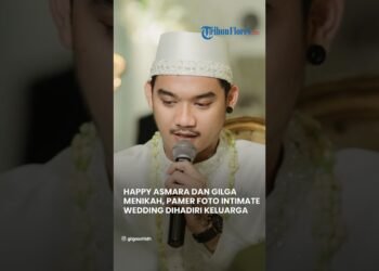 Pamer Foto Intimate Wedding yang Hanya Dihadiri Keluarga, Blissful Asmara dan Gilga Sahid Menikah