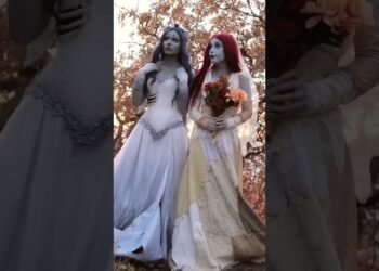 Corpse Bride and Wedding Sally Cosplay Transformation