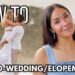 How you can Plan a Micro Wedding or Elopement | Budget-Friendly to Luxury Ideas