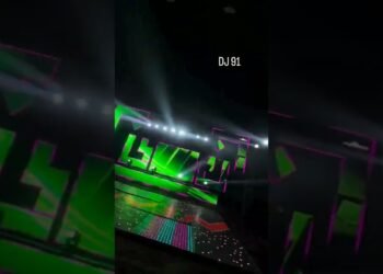 dj setup #led #ledlight #sound #ledfloor #light #wedding DJ 91