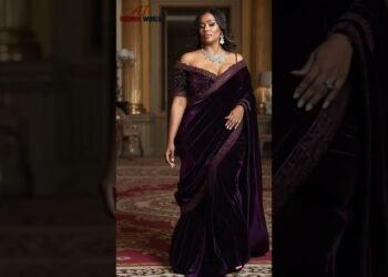 Stunning Velvet Saree Search for Wedding Guests Latest Designer Party Wear Saree Collection 2025 #shorts