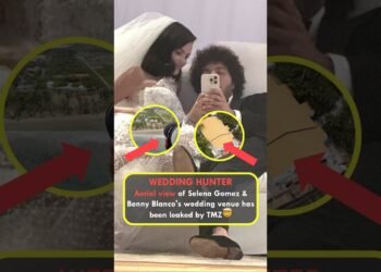 WEDDING HUNTER: Aerial view of Selena Gomez & Benny Blanco's wedding venue has been leaked by TMZ