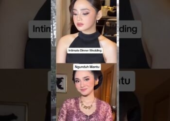 Syifa Hadju tampil menawan saat intimate wedding al ghazali dan ngunduh mantunya #elrumi