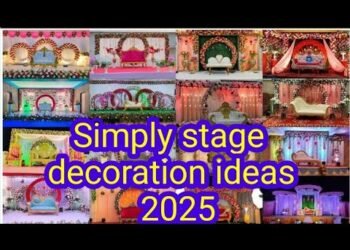 Easy Stage decoration design ideas | wedding stage decoration 2025 | Wedding Stage decoration