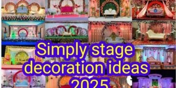 Easy Stage decoration design ideas | wedding stage decoration 2025 | Wedding Stage decoration