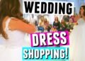 WEDDING DRESS SHOPPING VLOG! Bridal Gown Try On & Shopping For Bridesmaid Dresses!