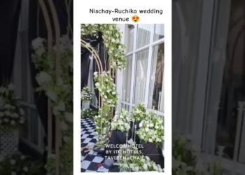 Nischay-Ruchika wedding venue 😍😍#triggeredinsaan #ruchikarathore #shortsfeed #shorts