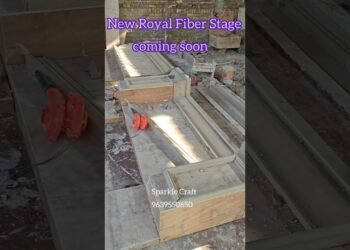 Recent Royal Fiber Stage 2026 | Premium Wedding Stage Design | Latest Fiber Stage for Sale |