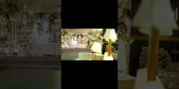 Beautiful Walima Décor | Elegant Wedding Stage Design | Aesthetic Event Decoration Video