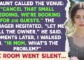 They Canceled My Wedding Venue for My Cousin's Party—The Venue Owner Said "Let Me Call My Daughter