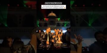 NETRA MENTANA X VAMSI GADIRAJU DANCE  DJ GANESH | UDAIPUR BILLIONAIRE WEDDING #djganesh#royalwedding