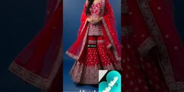 trending sharara set wedding special Hindi dress
