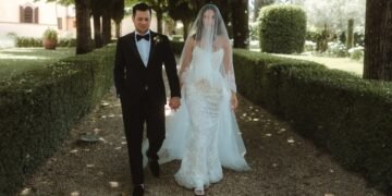 Villa Collalto Tuscany Wedding | Intimate Wedding in Italy 🌿 #Shorts