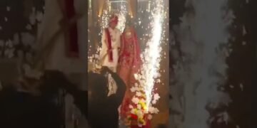 Mirror Entry Flower Decoration♥️ #flower decoration #mirror entry #wedding planning #shorts #flower