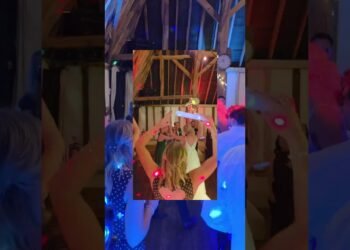 wedding DJ on the clock barn wedding venue in Whitchurch #weddingparty #weddingreception #clockbarn