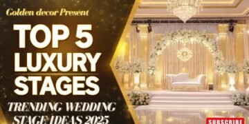 2025 Luxury Wedding Stage Design Ideas by Golden Décor | Royal & Trending Themes