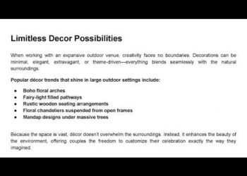 Why 14 Acre Outdoor Venues Are Becoming the Top Selection for Weddings