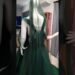 Order 510 Video 6 Metallic Ombre Green Tulle Wedding Dress With Matching Veil